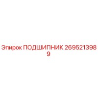 2695213989 ПОДШИПНИК Epiroc