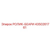 4350261761 РОЛИК-БЕАРИ Epiroc