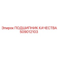 509012103 ПОДШИПНИК КАЧЕСТВА Epiroc