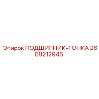 2658212945 ПОДШИПНИК-ГОНКА Epiroc
