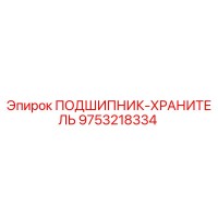 9753218334 ПОДШИПНИК-ХРАНИТЕЛЬ Epiroc