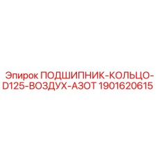1901620615 ПОДШИПНИК-КОЛЬЦО-D125-ВОЗДУХ-АЗОТ Epiroc