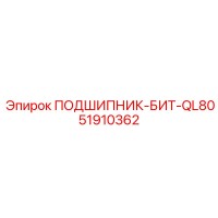 51910362 ПОДШИПНИК-БИТ-QL80 Epiroc