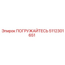 5112301651 ПОГРУЖАЙТЕСЬ Epiroc