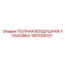1901055151 ПОЛНАЯ ВОЗДУШНАЯ УПАКОВКА Epiroc