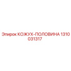 1310031317 КОЖУХ-ПОЛОВИНА Epiroc