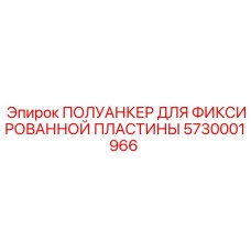 5730001966 ПОЛУАНКЕР ДЛЯ ФИКСИРОВАННОЙ ПЛАСТИНЫ (Epiroc)