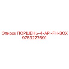 9753227691 ПОРШЕНЬ-4-API-FH-BOX Epiroc