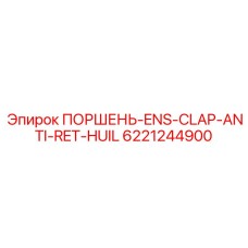 6221244900 ПОРШЕНЬ-ENS-CLAP-ANTI-RET-HUIL Epiroc