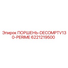 6221219500 ПОРШЕНЬ-DECOMPTV130-PERIME Epiroc