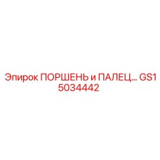 GS15034442 ПОРШЕНЬ и ПАЛЕЦ | Epiroc