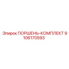 9106170593 ПОРШЕНЬ-КОМПЛЕКТ Epiroc
