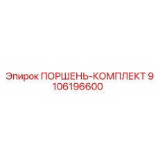 9106196600 ПОРШЕНЬ-КОМПЛЕКТ Epiroc