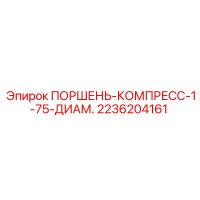 2236204161 ПОРШЕНЬ-КОМПРЕСС-1-75-ДИАМ. Epiroc