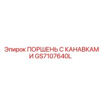 GS7107640L ПОРШЕНЬ С КАНАВКАМИ Epiroc