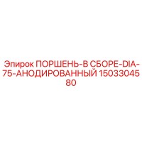 1503304580 ПОРШЕНЬ-В СБОРЕ-DIA-75-АНОДИРОВАННЫЙ Epiroc