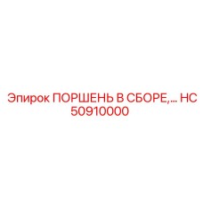 HC50910000 ПОРШЕНЬ В СБОРЕ Epiroc