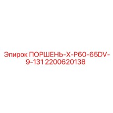 2200620138 ПОРШЕНЬ-X-P60-65DV-9-131 Epiroc