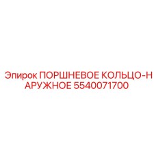 5540071700 ПОРШНЕВОЕ КОЛЬЦО-НАРУЖНОЕ Epiroc