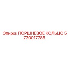 5730017785 ПОРШНЕВОЕ КОЛЬЦО Epiroc