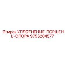 9753204577 УПЛОТНЕНИЕ-ПОРШЕНЬ-ОПОРА Epiroc