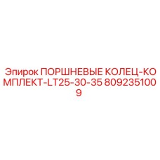 8092351009 ПОРШНЕВЫЕ КОЛЕЦ КОМПЛЕКТ LT25-30-35 Epiroc