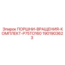 1901903623 ПОРШНИ-ВРАЩЕНИЯ-КОМПЛЕКТ-P75TO160 Epiroc