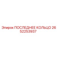2652253937 ПОСЛЕДНЕЕ КОЛЬЦО Epiroc