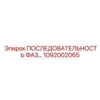 1092002065 ПОСЛЕДОВАТЕЛЬНОСТЬ ФАЗ РЕЛЕ Epiroc