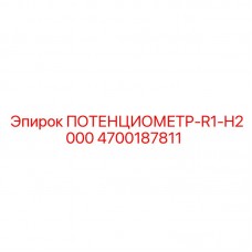 Промышленный потенциометр R1-H2000 4700187811 производителя Epiroc