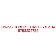 9753204789 ПОВОРОТНАЯ ПРУЖИНА Epiroc