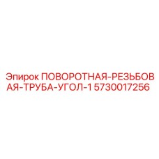 5730017256 ПОВОРОТНАЯ-РЕЗЬБОВАЯ-ТРУБА-УГОЛ-1 Epiroc