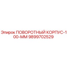 9899702529 ПОВОРОТНЫЙ КОРПУС-100-ММ Epiroc