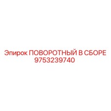 9753239740 ПОВОРОТНЫЙ В СБОРЕ Epiroc