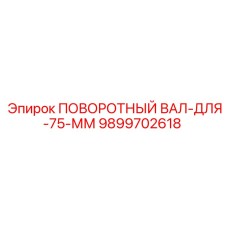 9899702618 ПОВОРОТНЫЙ ВАЛ-ДЛЯ-75-ММ Epiroc