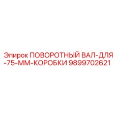 9899702621 ПОВОРОТНЫЙ ВАЛ-ДЛЯ-75-ММ-КОРОБКИ Epiroc