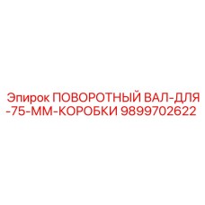 9899702622 ПОВОРОТНЫЙ ВАЛ-ДЛЯ-75-ММ-КОРОБКИ Epiroc