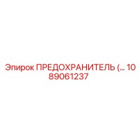 1089061237 ПРЕДОХРАНИТЕЛЬ (силовой) Epiroc