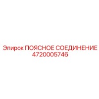 4720005746 ПОЯСНОЕ СОЕДИНЕНИЕ Epiroc