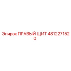 4812271520 ПРАВЫЙ ЩИТ Epiroc