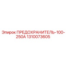 1310073605 ПРЕДОХРАНИТЕЛЬ-100-250А Epiroc