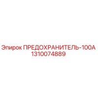 1310074889 ПРЕДОХРАНИТЕЛЬ-100А Epiroc