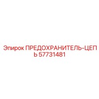 57731481 ПРЕДОХРАНИТЕЛЬ-ЦЕПЬ Epiroc
