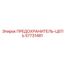 57731481 ПРЕДОХРАНИТЕЛЬ-ЦЕПЬ Epiroc