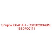 1630700171 КЛАПАН - CS13020049/K Epiroc