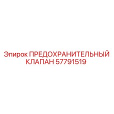 Предохранительный клапан Epiroc артикул 57791519