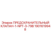 1901619948 ПРЕДОХРАНИТЕЛЬНЫЙ КЛАПАН-1-NPT-3-79B Epiroc