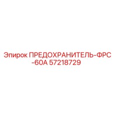 57218729 ПРЕДОХРАНИТЕЛЬ-ФРС-60А Epiroc