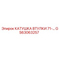 GS63063257 КАТУШКА ВТУЛКИ 71-… Epiroc