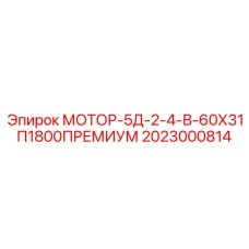 2023000814 МОТОР-5Д-2-4-В-60Х31П1800ПРЕМИУМ Epiroc